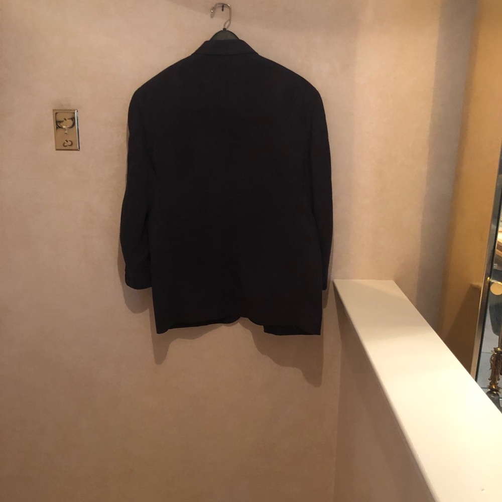 Black sports coat custom made